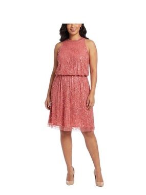 Adrianna Papell Sequin Dress